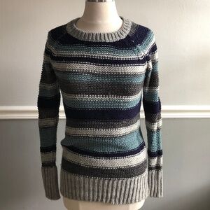 Between Me & You Knit Striped Tunic Sweater, XS